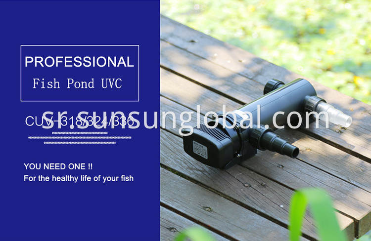 Сунсун гермицидна увц лед УВ лампа за стерилизатор за акваријум